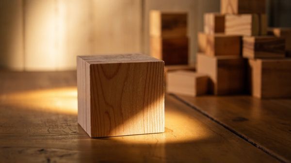 Découvrez des idées créatives avec des cubes en bois