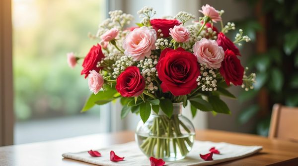 Prix livraison bouquet de fleurs avec agitateur floral