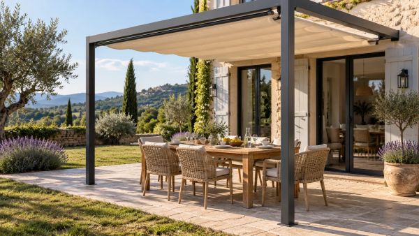 Top 5 avantages d'une pergola avec store pour votre extérieur