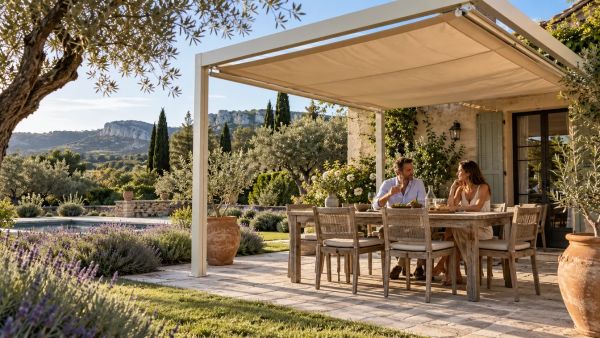 Top 5 avantages d'une pergola avec store pour votre extérieur