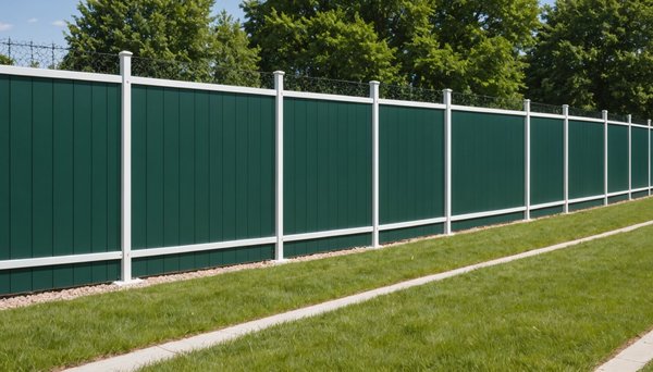 Plaque de soubassement clôture : esthétique et protection renforcées